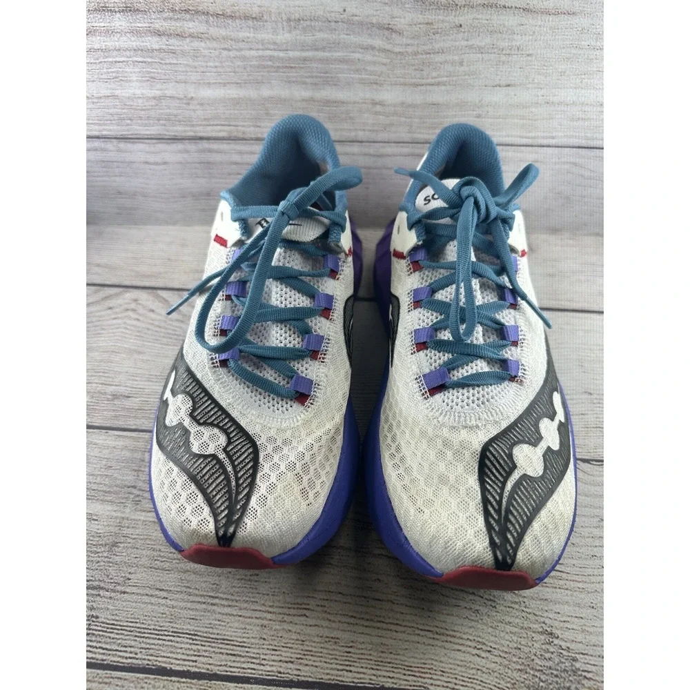 Saucony Women's White Endorphin Pro 4 Lace Up Low Top Running Shoes Size 8.5